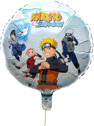 Ballon rond Naruto Shippuden Kakashi et Sakura 43 cm
