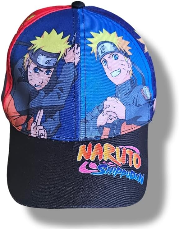 Casquette Naruto en coton avec visière, réglable pour enfant et garçon – Image 3