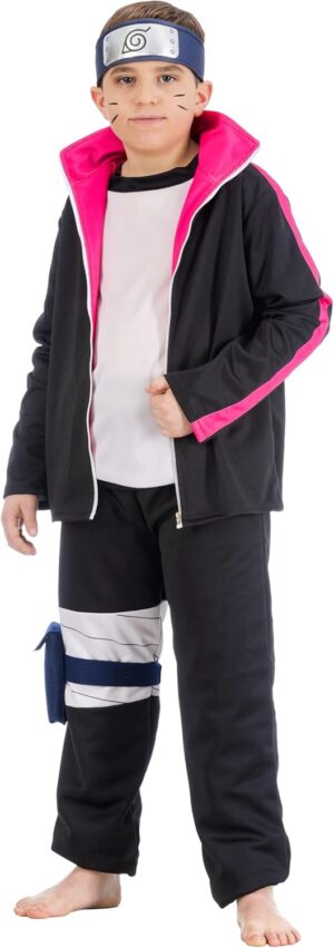 Naruto - Costume Boruto Uzumaki 5 pièces pour garçon