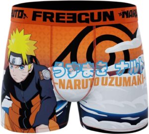 Boxer homme Naruto Freegun en pack de 4