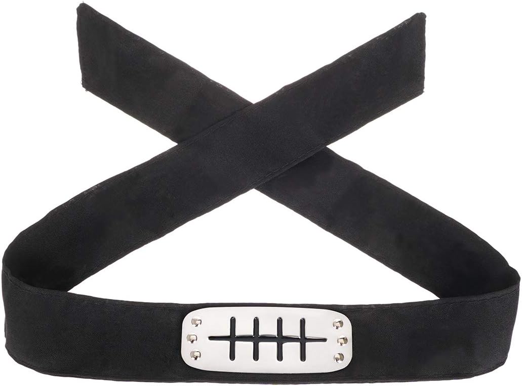 Bandeau Naruto Akatsuki à plaque en métal, emblème anti-Amegakure de Pain