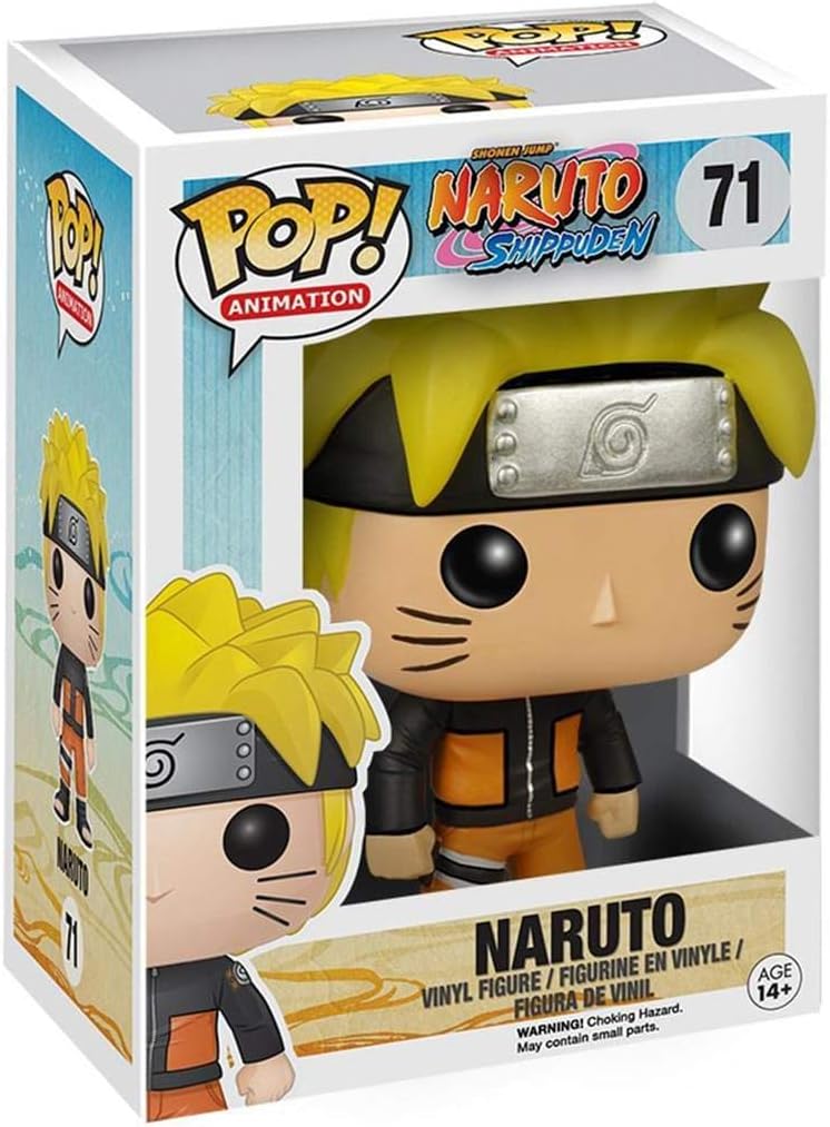 Figurine Funko Pop Naruto en noir et gris – Image 3