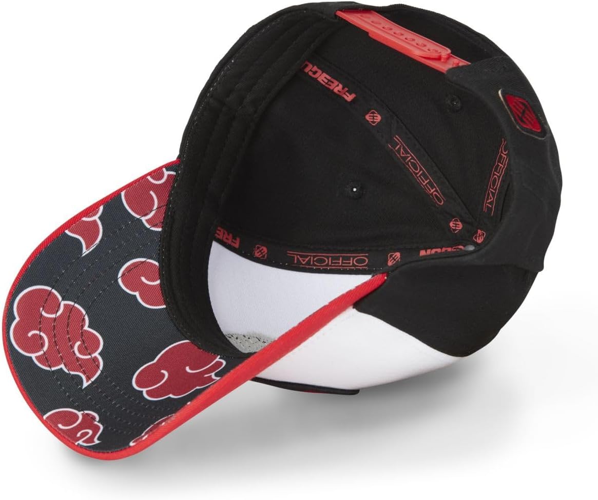 Casquette baseball Naruto Itachi Akatsuki blanc/noir/rouge – Image 5