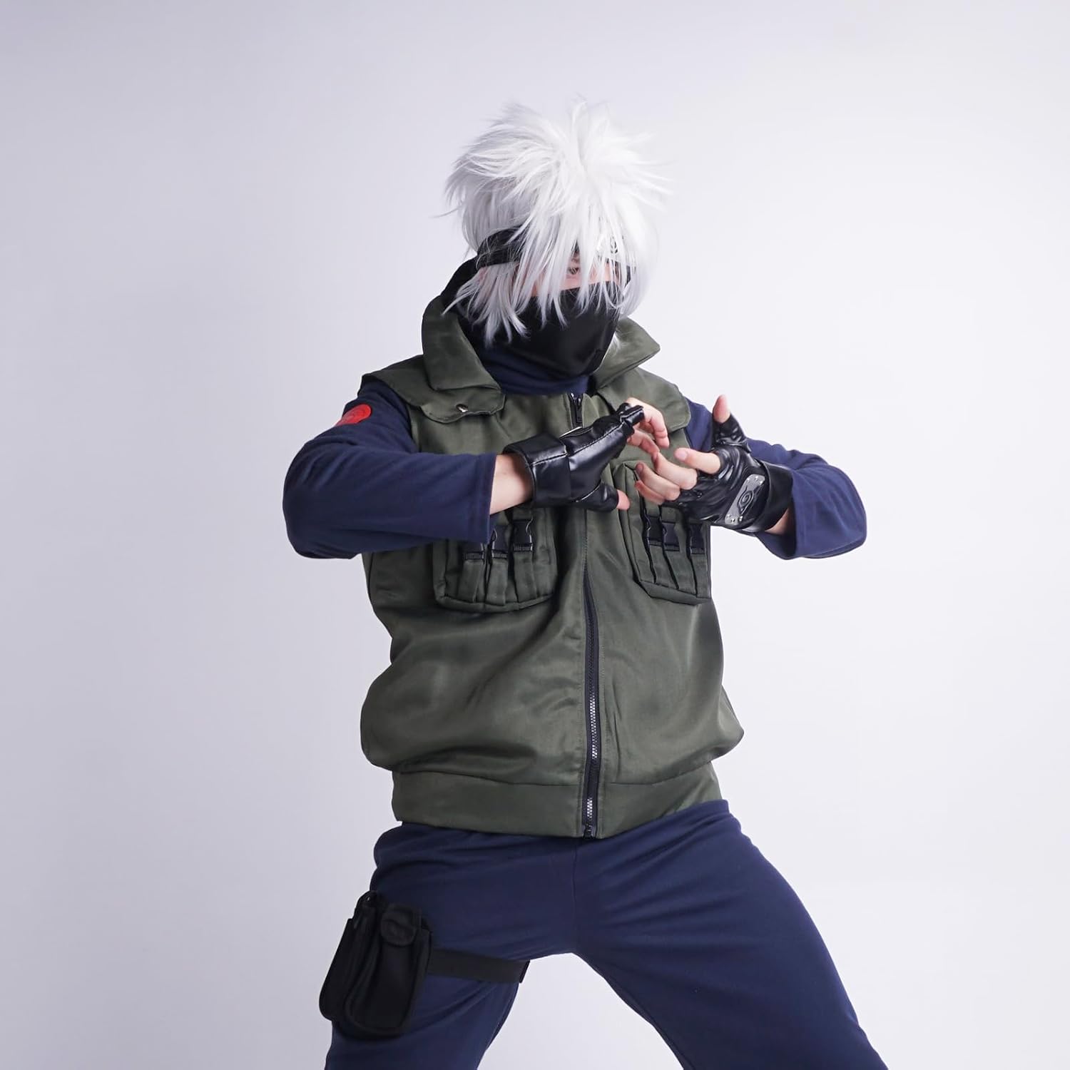 Gilet Naruto Kakashi Hatake de protection Chunin et Jonin XXL – Image 3