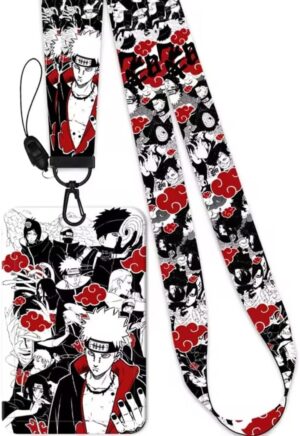 Porte-cartes Naruto compact au design inspiré du manga