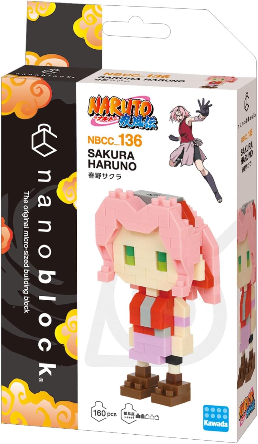 Nanoblock Naruto Shippuden Sakura Haruno en briques 160 pièces NBCN136 – Image 4