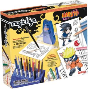 Coffret Magic Lign Naruto avec plus de 100 illustrations à projeter