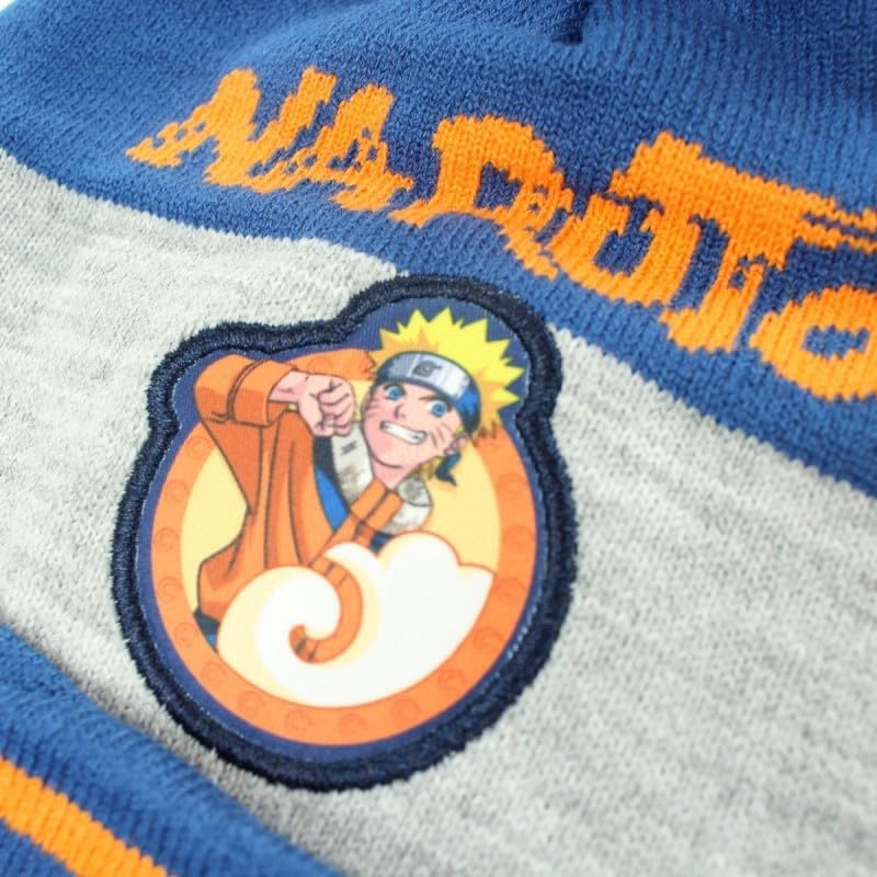 Bonnet polaire Naruto avec pompon en 100 % acrylique – Image 3