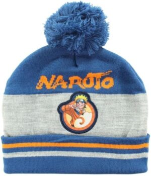 Bonnet polaire Naruto avec pompon en 100 % acrylique
