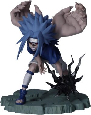 Figurine Naruto Sasuke en transformation Sceau Maudit 10 cm