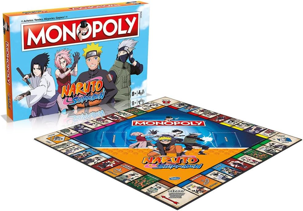 Monopoly Naruto Shippuden en français, jeu de société familial 2 à 6 joueurs dès 8 ans – Image 5