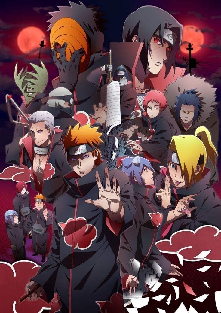 Affiche Naruto Itachi Uchiha Akatsuki 11x17inch,28x43cm