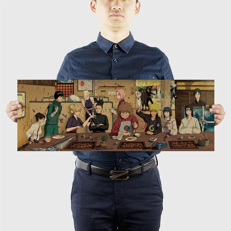Lot de 3 affiches Naruto style B en papier kraft – Image 7