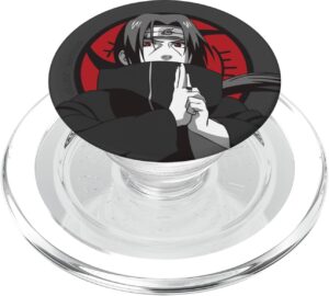PopGrip magnétique MagSafe Itachi gris et rouge - Naruto Shippuden