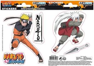 Stickers Naruto et Jiraiya SHP 16x11cm ABYstyle