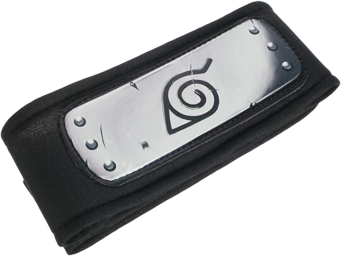 Bandeau Naruto Konoha 120 cm avec plaque en cuir PU – Image 3