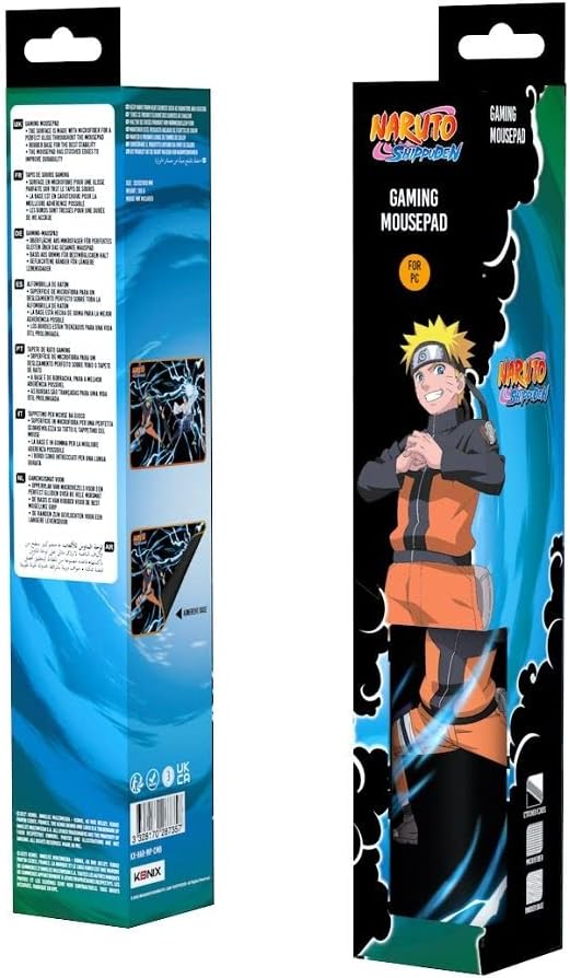 Tapis de souris Naruto Shippuden 32 x 27 cm, combat Naruto et Sasuke – Image 7