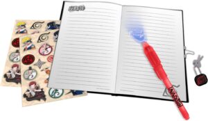 Journal Naruto avec stylo magique pour notes