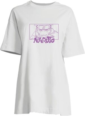 Chemise de nuit femme Naruto Shippuden en 100% coton