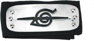 Bandeau Naruto noir anti Konoha pour cosplay Itachi