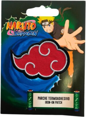 Patch thermocollant Naruto nuage d'Akatsuki en broderie 100% polyester