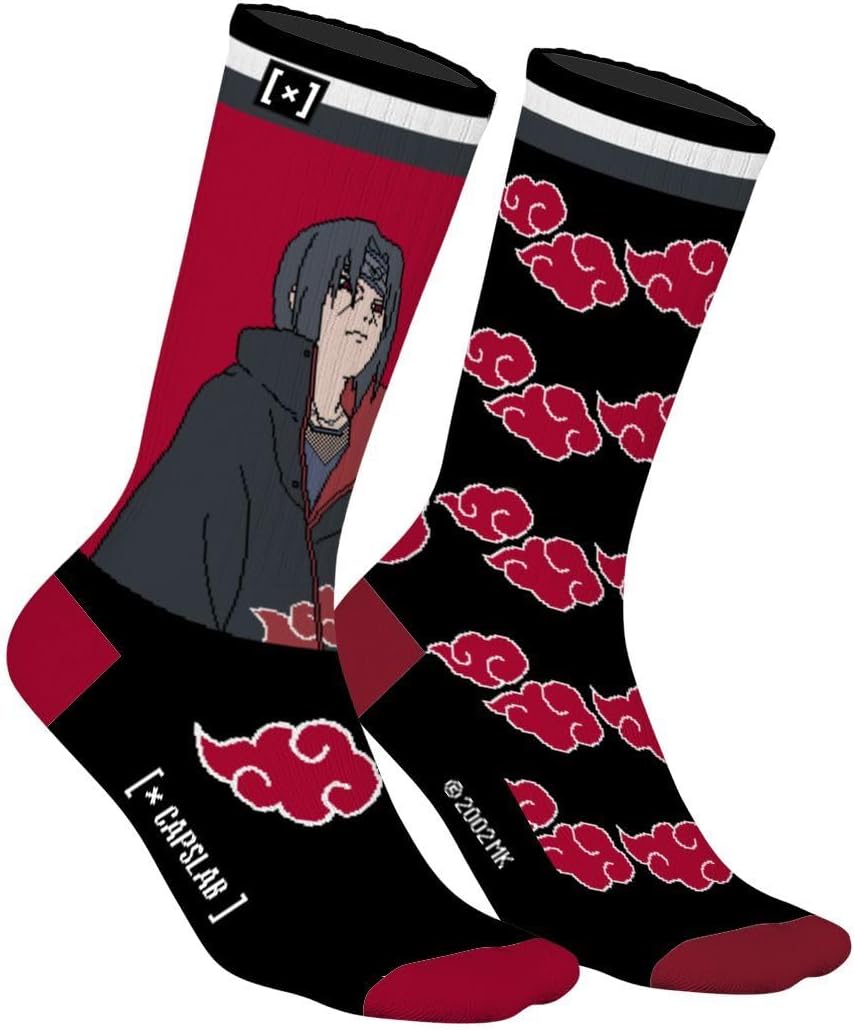 Chaussettes homme Naruto Itachi motif clan Uchiha – Image 2