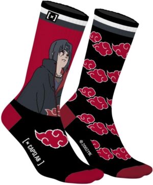 Chaussettes homme Naruto Itachi motif clan Uchiha
