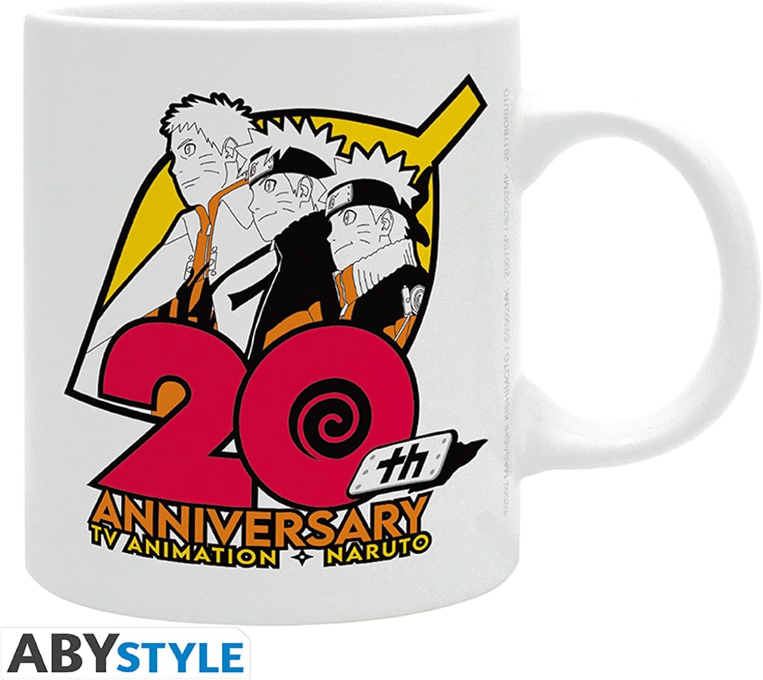 Mug Naruto Shippuden 20e anniversaire en céramique 38 cl – Image 3