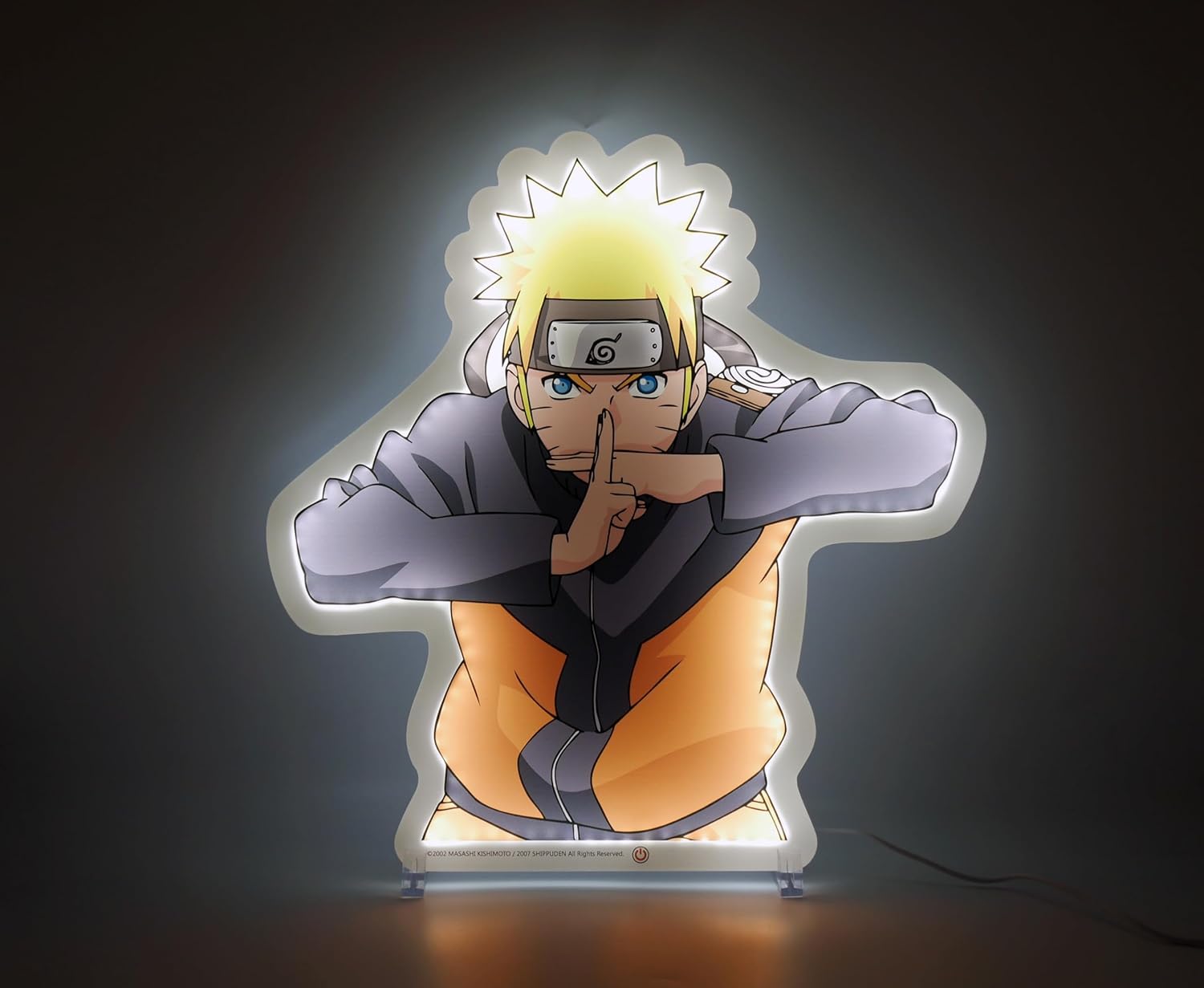 Lampe murale LED Naruto Shippuden 40 cm avec 2 supports – Image 2