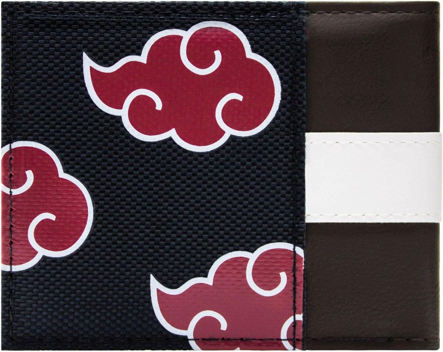 Portefeuille bi-fold Naruto Akatsuki nuage de l'aube marron – Image 4