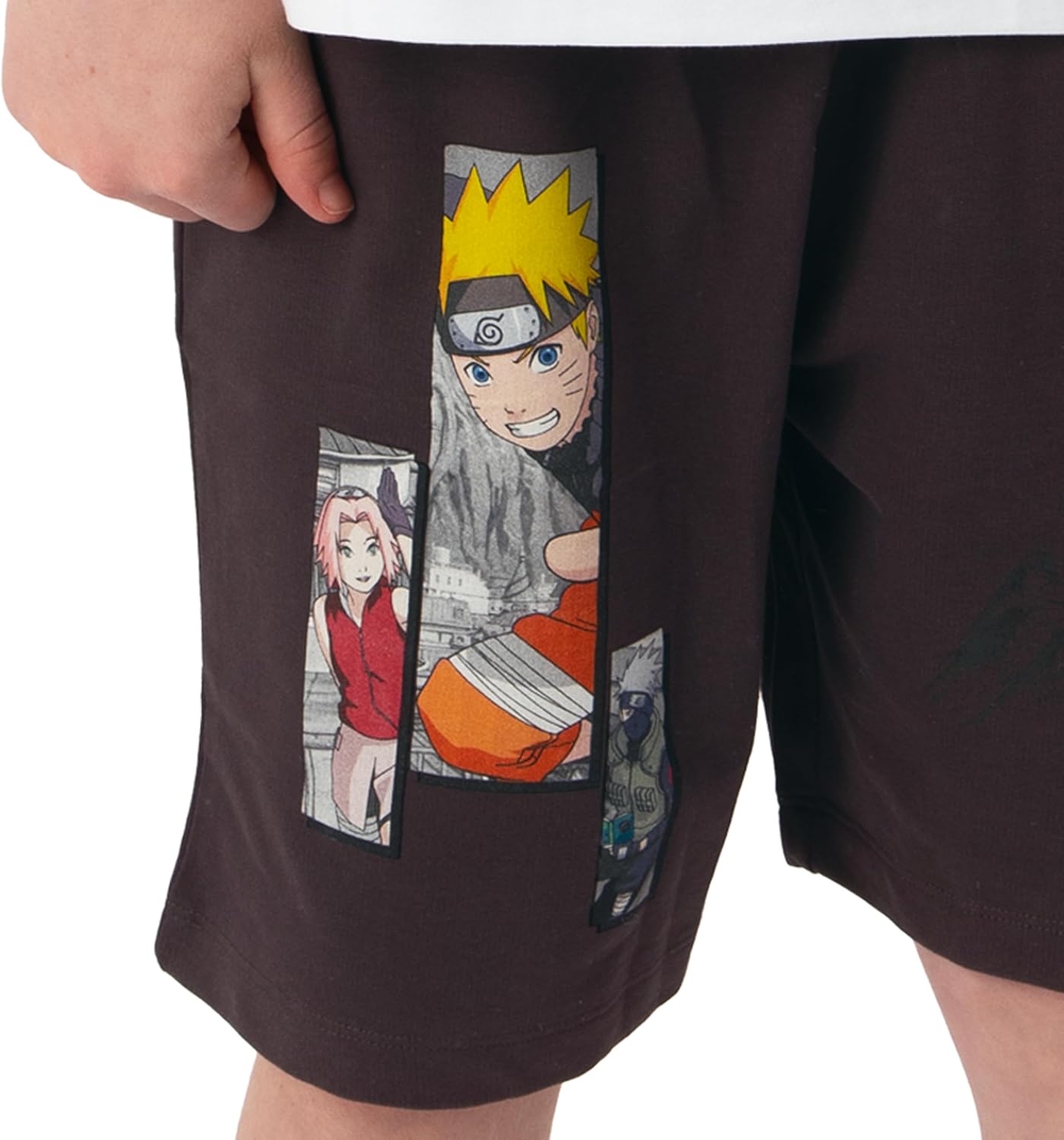 Ensemble Naruto garçon avec T-shirt à imprimé dos et short – Image 4