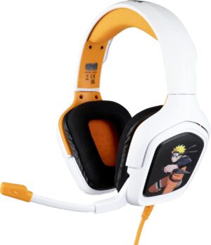Casque gaming filaire Konix Naruto Shippuden avec micro et câble 1,5 m