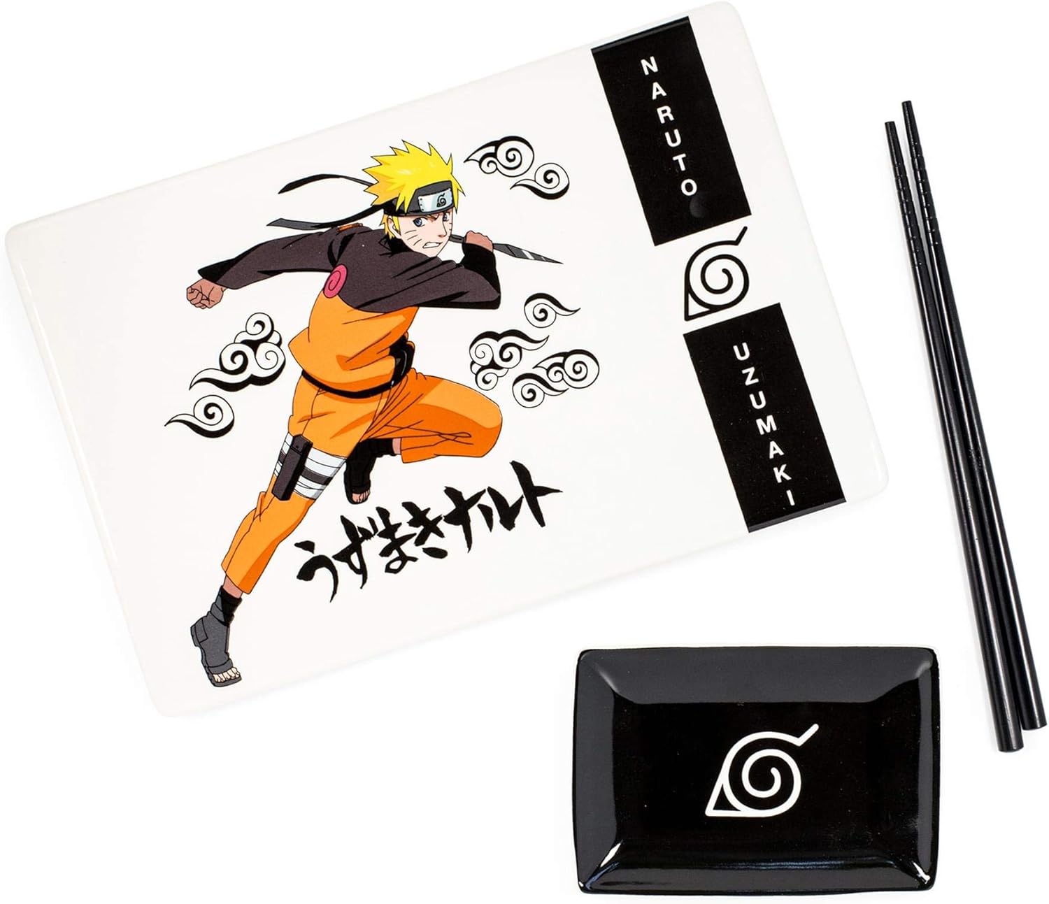 Ensemble à sushi Naruto Shippuden en céramique durable 215667