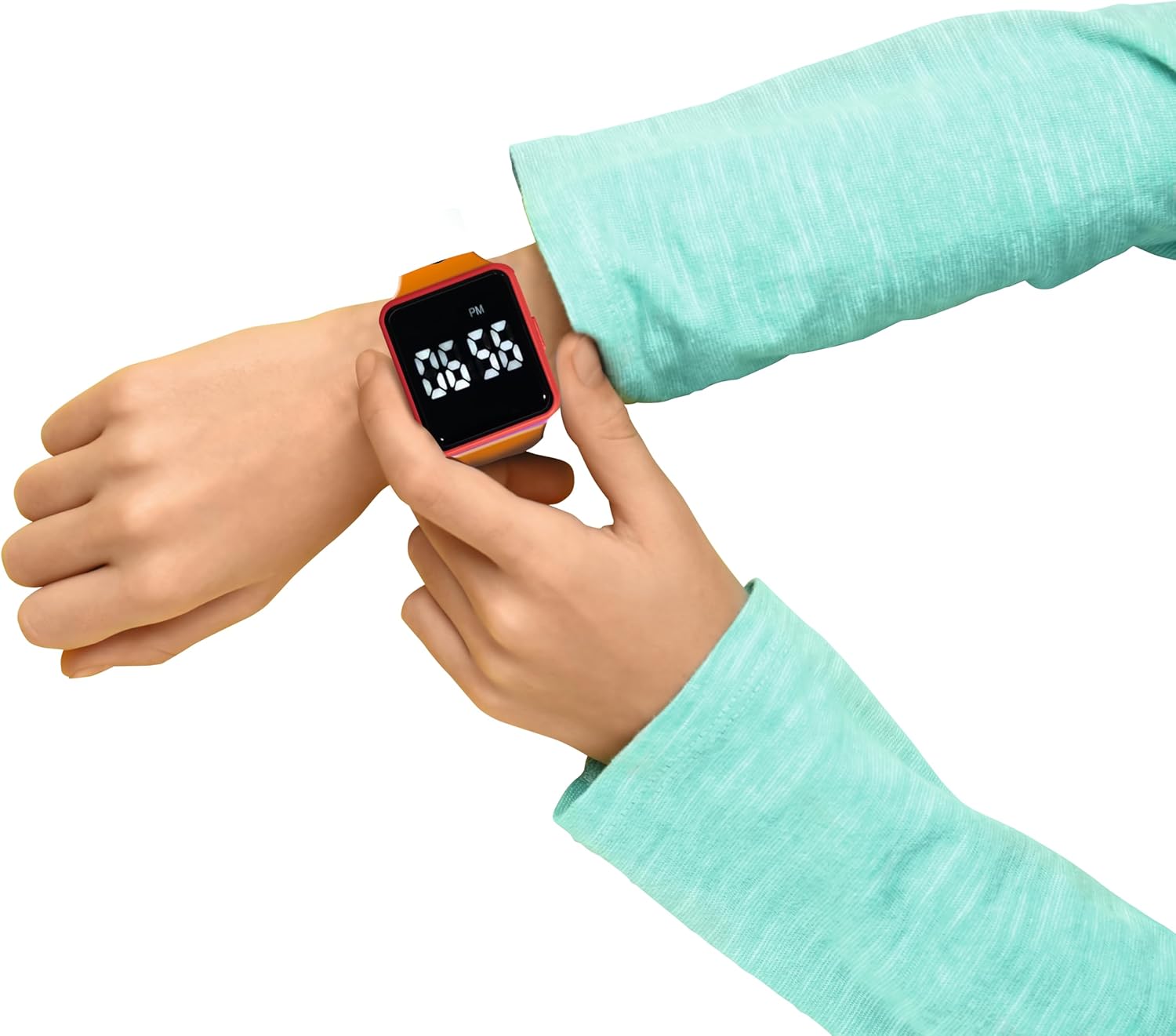 Montre digitale Naruto orange avec affichage 12 ou 24 h, DMW060NA – Image 3