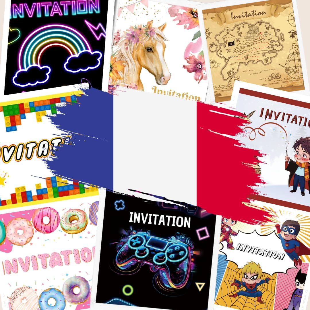 Invitations Naruto à gratter avec enveloppes, lot de 10 – Image 6