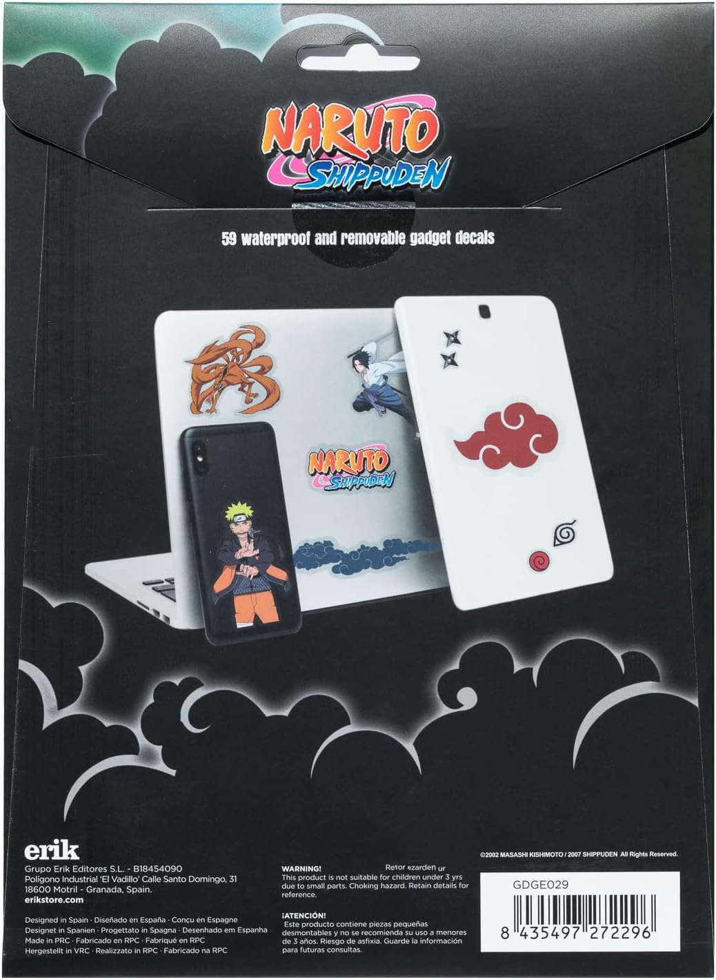 Lot de 64 stickers Naruto Shippuden pour ordinateur portable, smartphone, tablette et console – Image 2