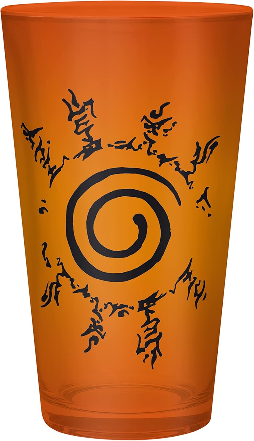 Pack Naruto Shippuden Konoha avec verre XXL, pin's et carnet – Image 2