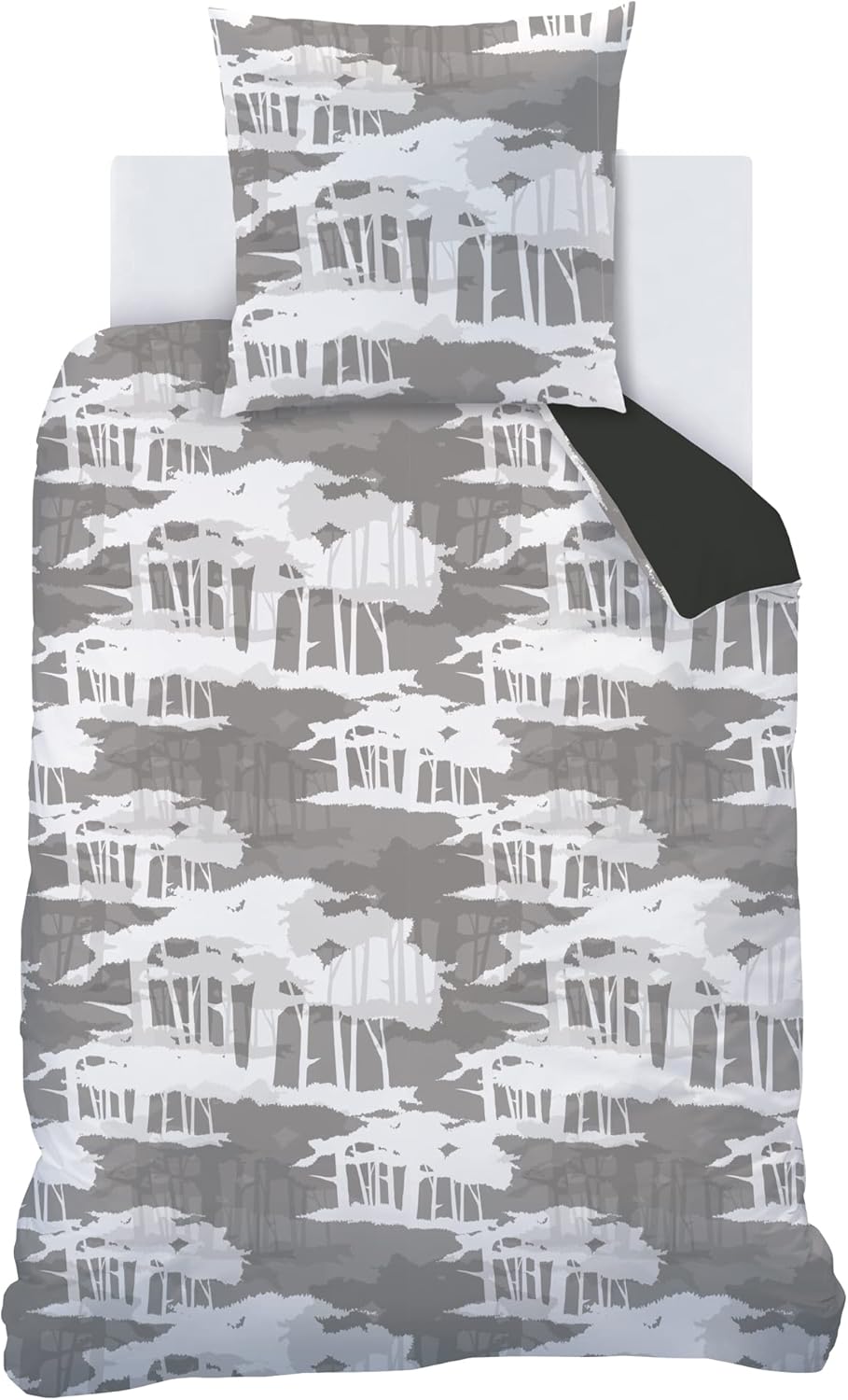 Parure de lit Naruto Uzumaki gris foncé 140x200+63x63cm – Image 3