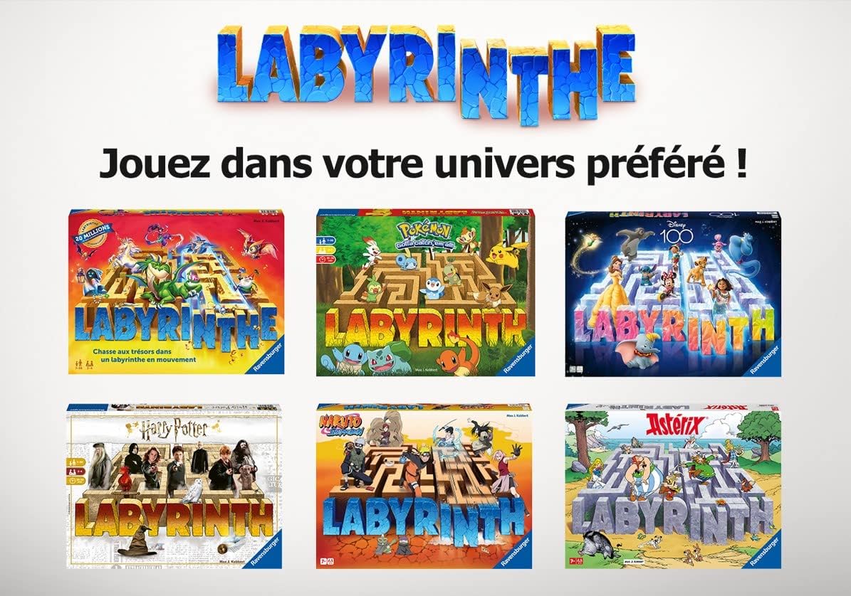 Labyrinthe Naruto Ravensburger, jeu de société dès 7 ans – Image 3