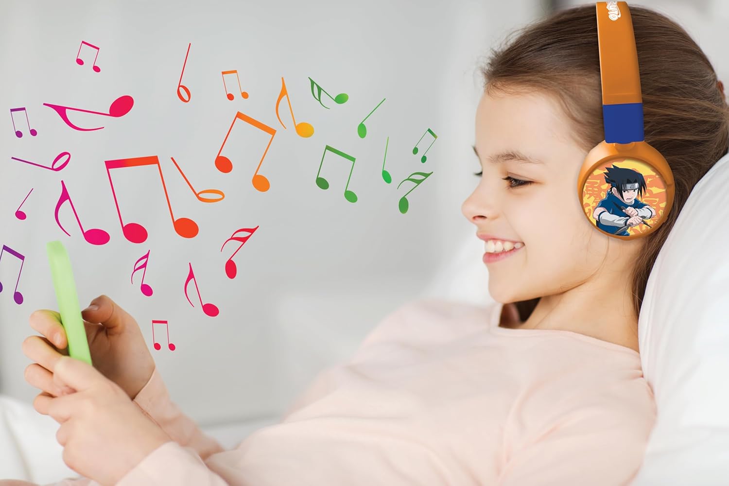 Casque audio Naruto Lexibook 2-en-1 Bluetooth 5.3 et filaire avec micro – Image 4