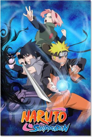 Poster Naruto Shippuden 91,5 x 61 cm envoyé enroulé