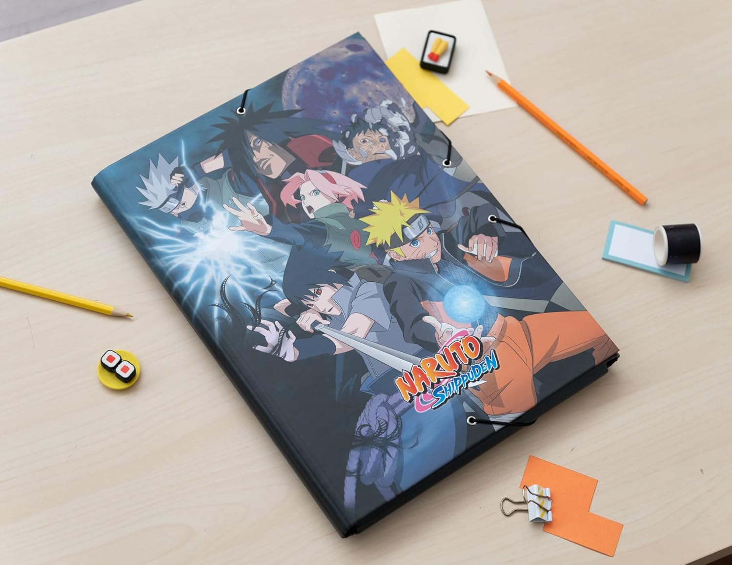 Naruto Shippuden - Chemise cartonnée à 3 rabats 24 x 34 cm – Image 4