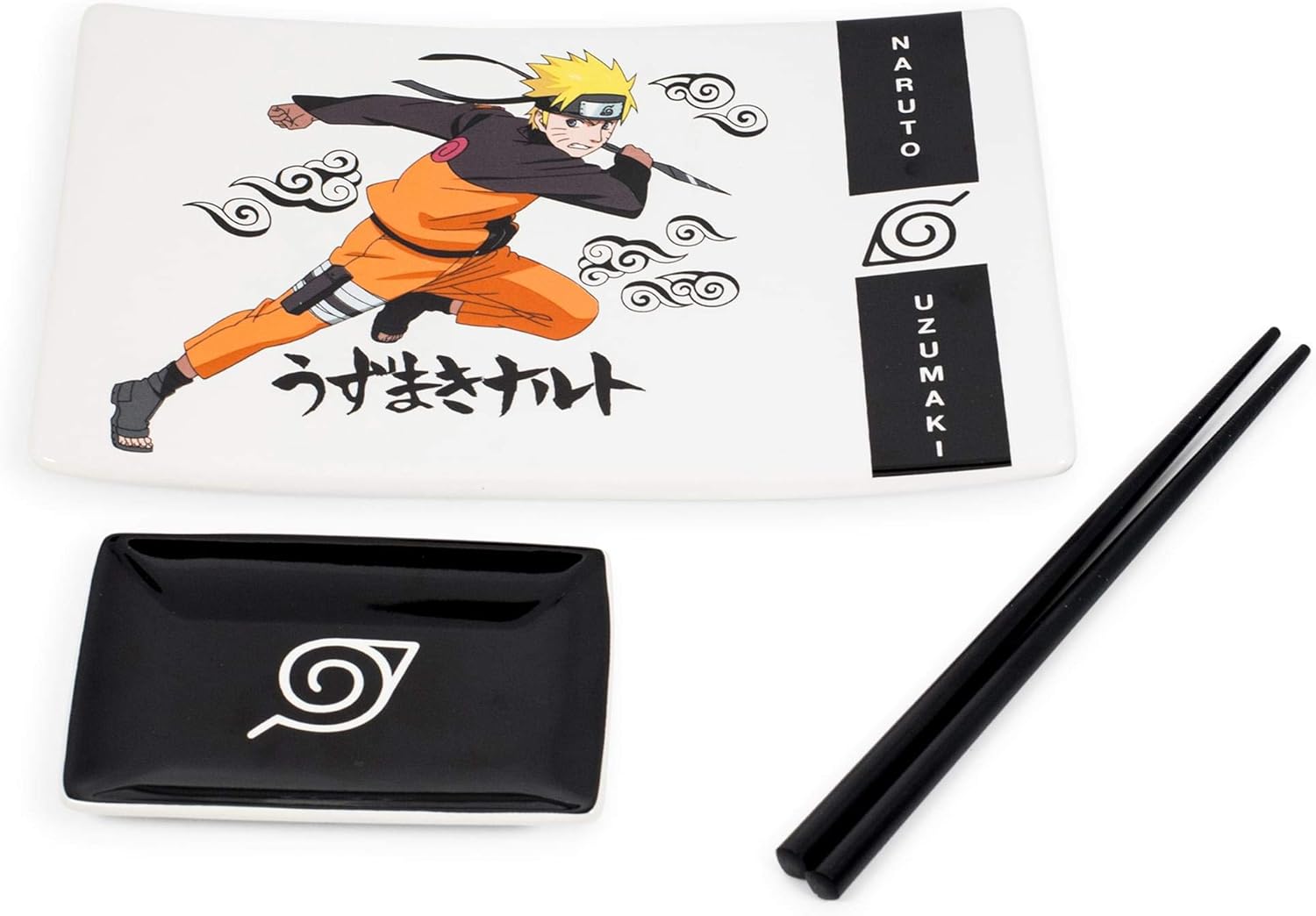 Ensemble à sushi Naruto Shippuden en céramique durable 215667 – Image 2