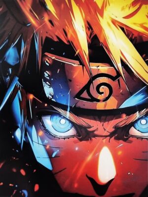 Poster mural Naruto Uzumaki sur papier couché 40 x 30 cm