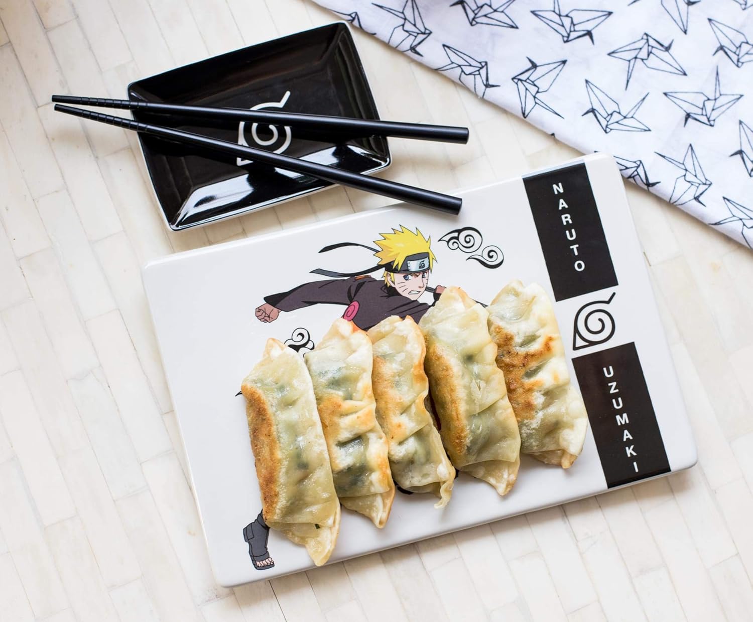 Ensemble à sushi Naruto Shippuden en céramique durable 215667 – Image 6