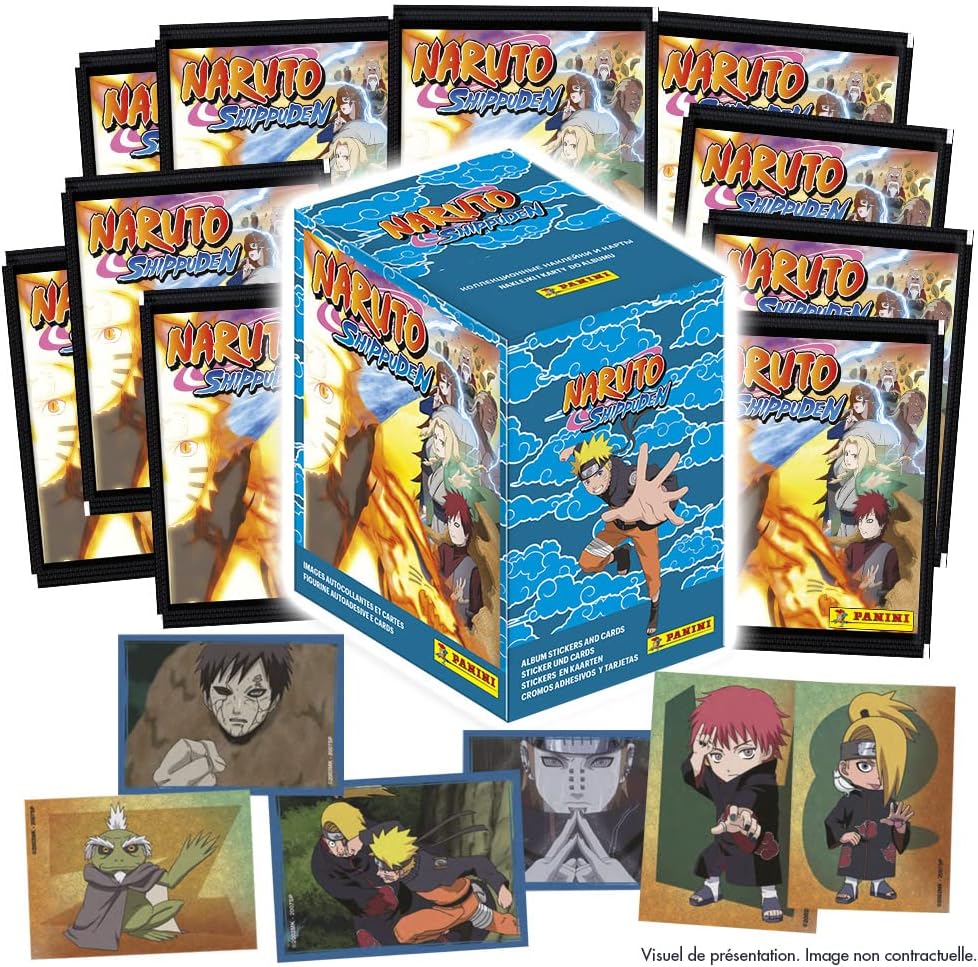 Boîte Panini Naruto Shippuden stickers et cartes – Image 2