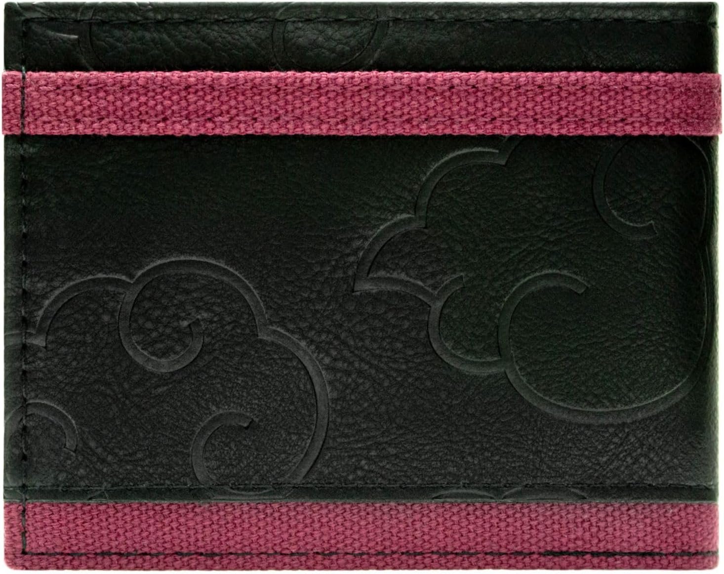 Portefeuille Naruto bi-fold noir Akatsuki Konoha avec porte-carte et fenêtre ID – Image 4