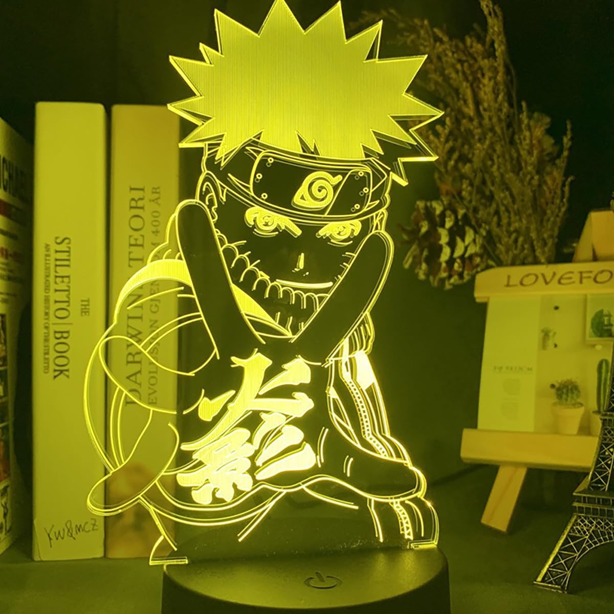 Veilleuse LED Naruto à télécommande, effet 3D et 16 couleurs – Image 3