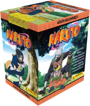 Boîte Naruto Les Aventures d'un Ninja avec 36 pochettes