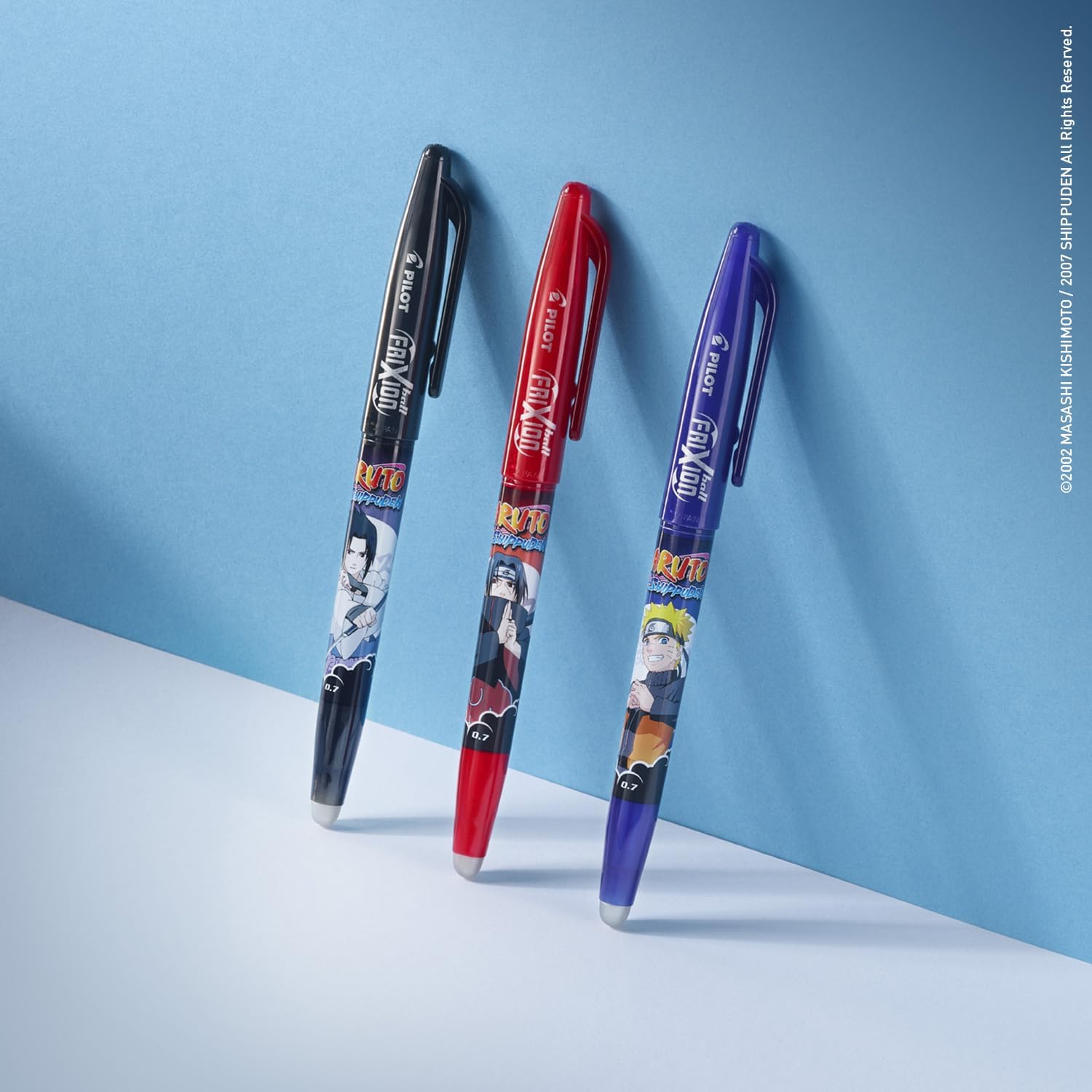 Stylo effaçable FriXion Ball bleu rechargeable Naruto Shippuden – Image 2